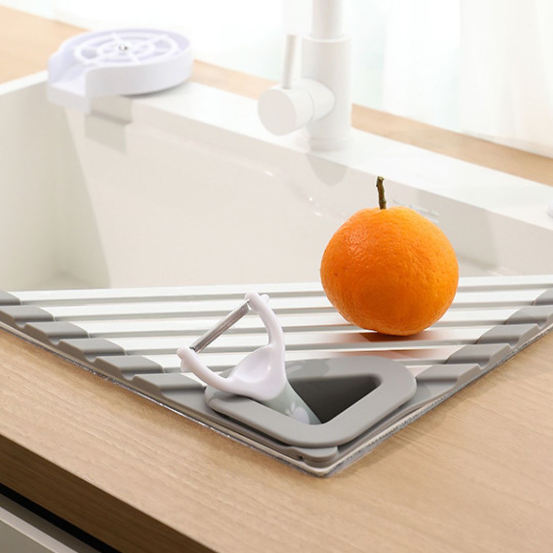 Kitchen Draining Triangular Rack