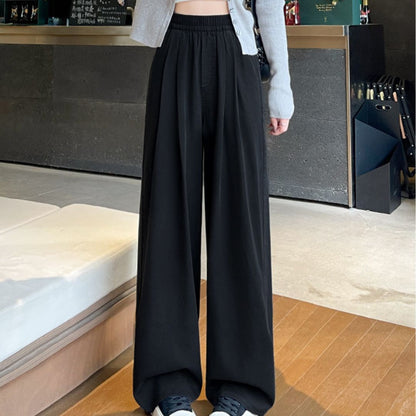 ルーズアイスシルクワイドレッグパンツ