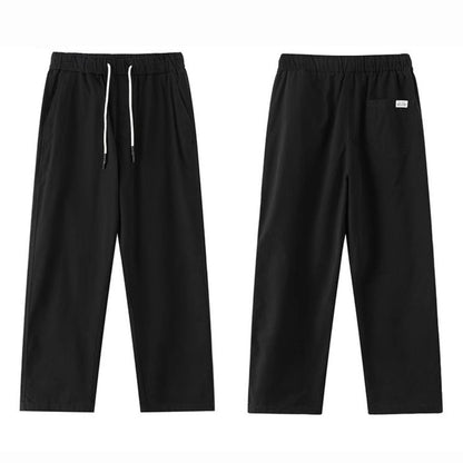 Thin Loose Tapered Cropped Pants