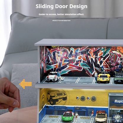 1:64 Parking Lot Lighting Scene Box