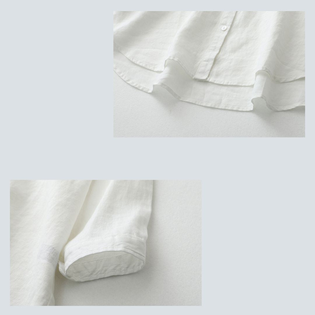 Summer Japanese Cotton and Linen Tops