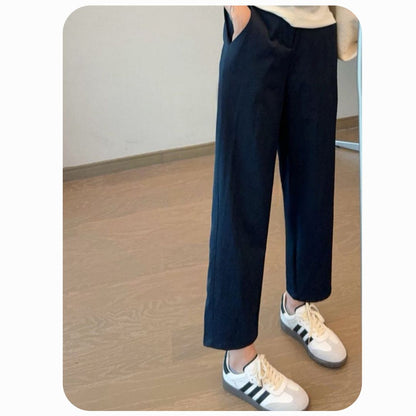 女款輕盈夏季休閒九分褲