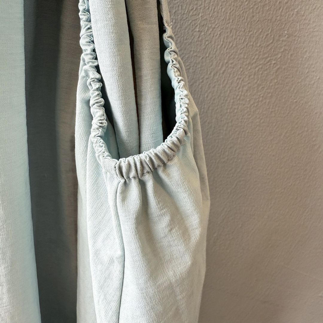 Summer Round-Neck Sleeveless Long Dress with Drawstring Waist