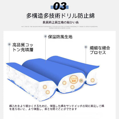 Japanese-style solid-color stand-collar cotton jacket