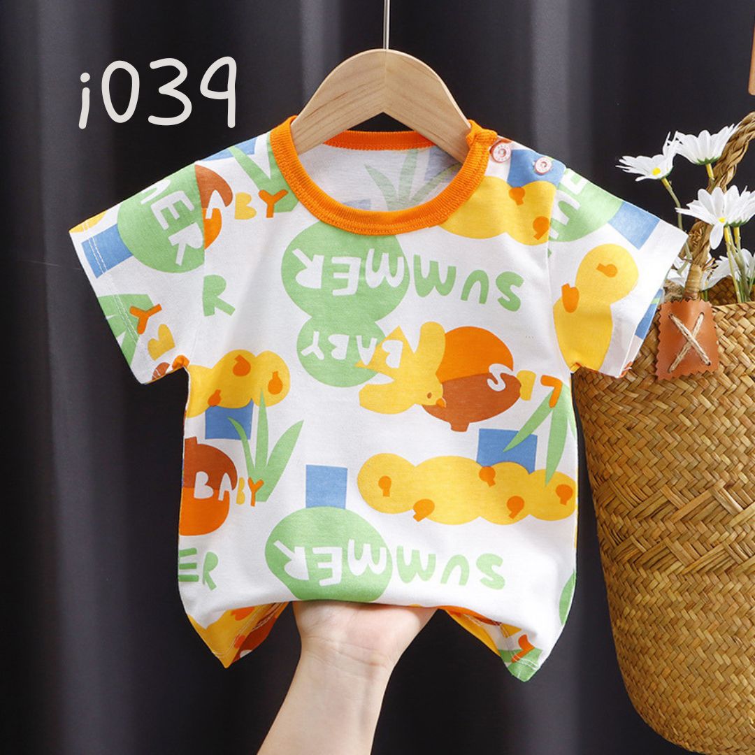 キッズ半袖コットンTシャツ（2枚以上）  