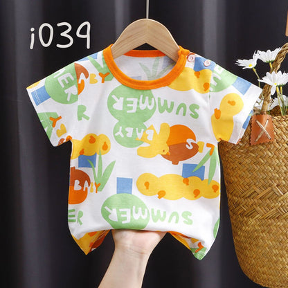 キッズ半袖コットンTシャツ（2枚以上）  