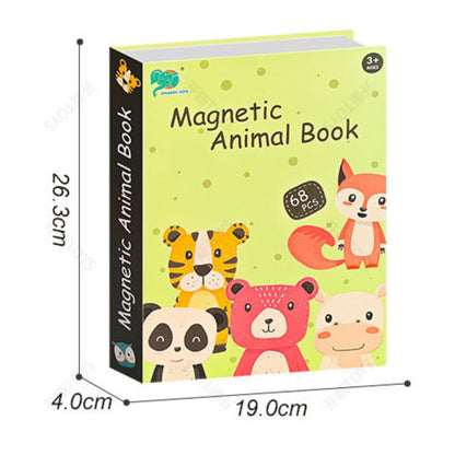 DIY 教育用磁気パズルブックおもちゃ