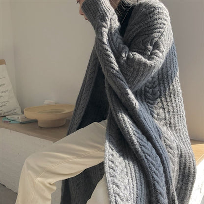 Japanese-Inspired Oversized Knit Cardigan