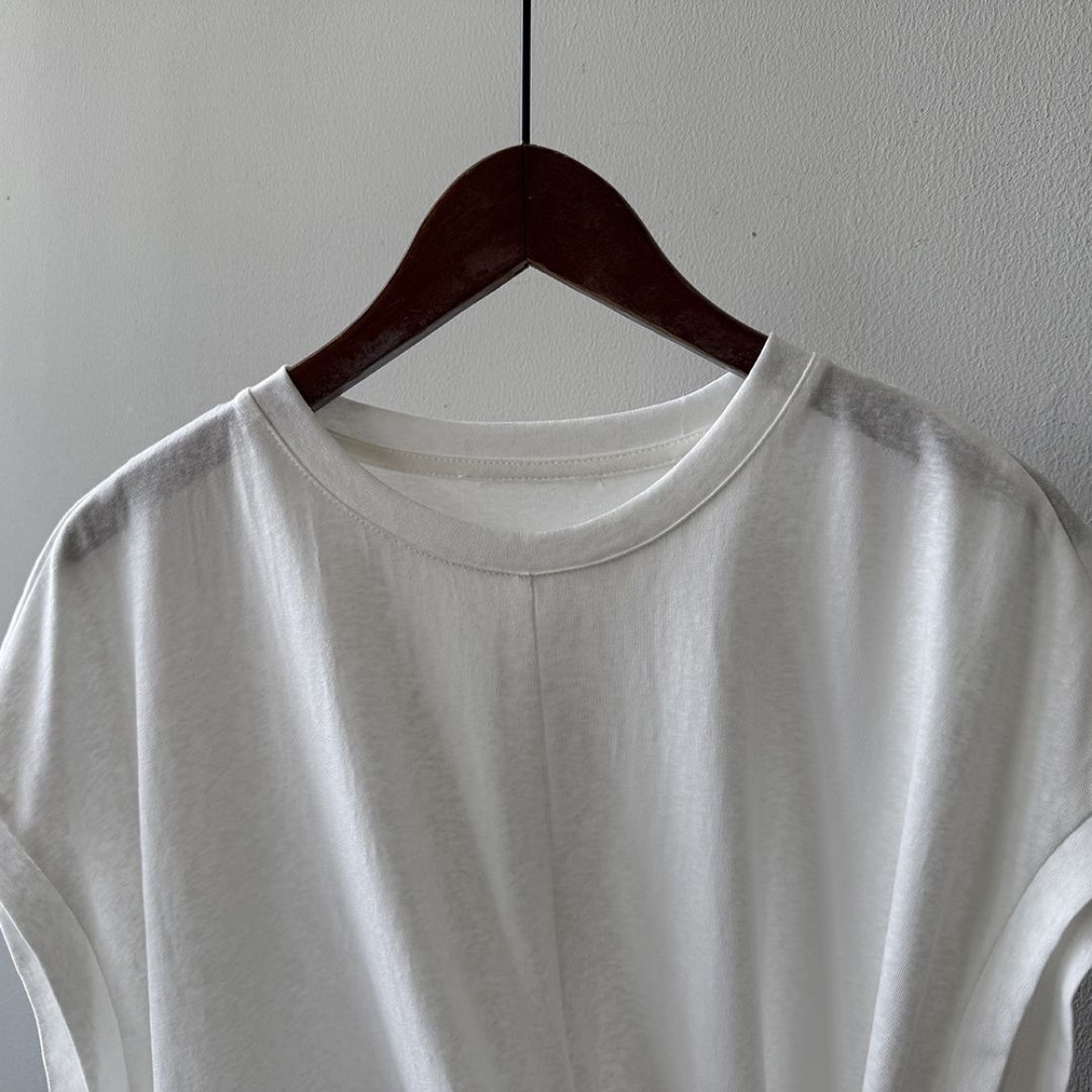 レディース 半袖Tシャツ（ウエストタイ付き） 