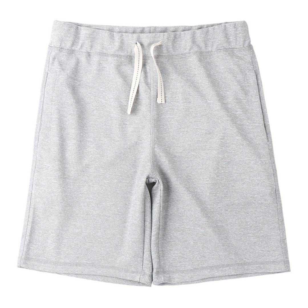 270g Japanese-style Waffle Fabric Mid-length Shorts