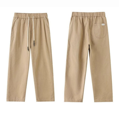 Thin Loose Tapered Cropped Pants