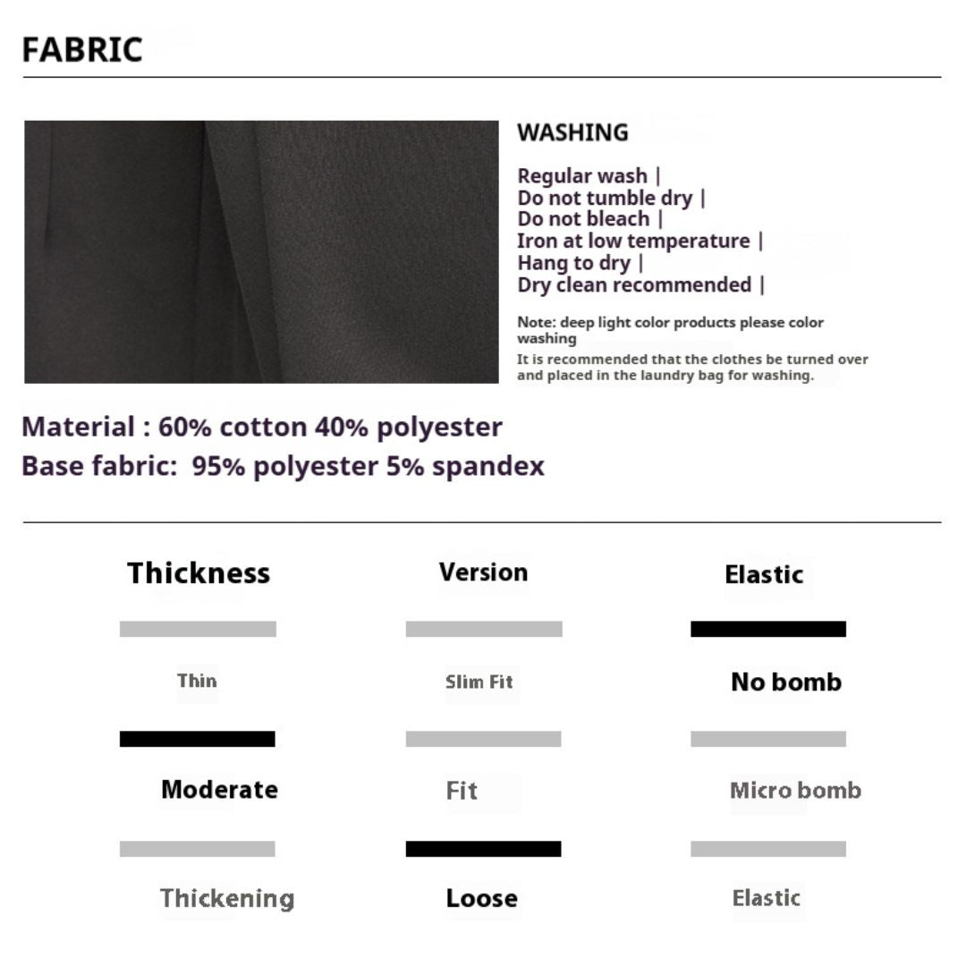 Loose straight casual pants