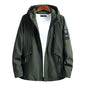 Solid Color Hooded Windbreaker