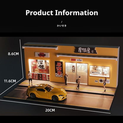 1:64日本のレストランの照明シーン 