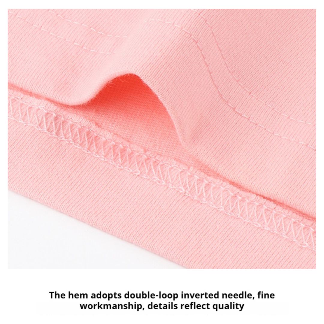 250g Plain Cotton Long-sleeved T-shirt (Min. 2 pcs)