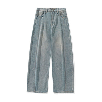 Vintage Washed Oversized Denim Jeans