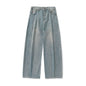 Vintage Washed Oversized Denim Jeans