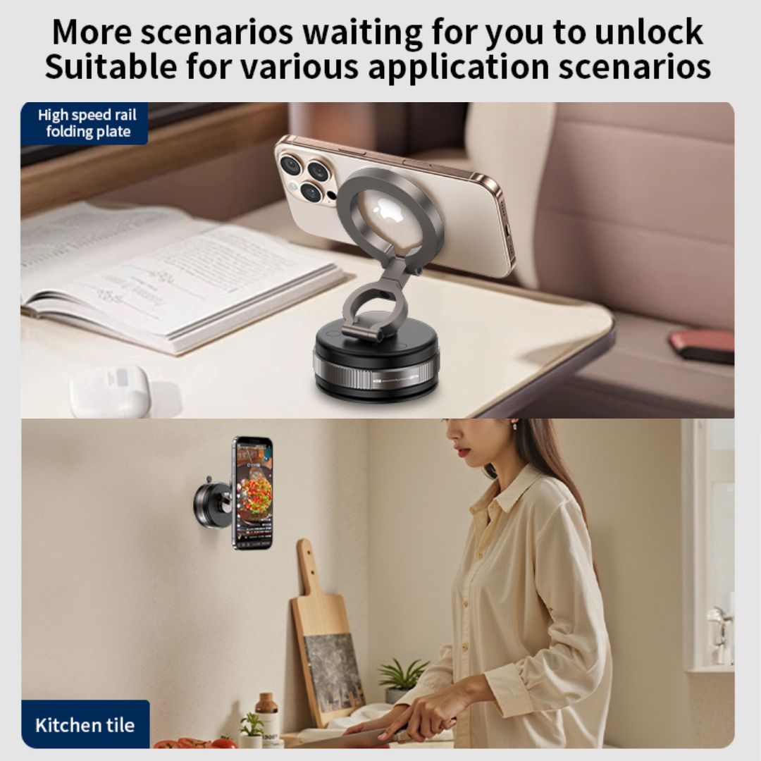 D1X Vacuum Folding Magnetic Phone Holder