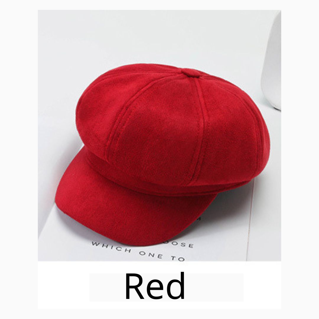新款秋冬八角帽