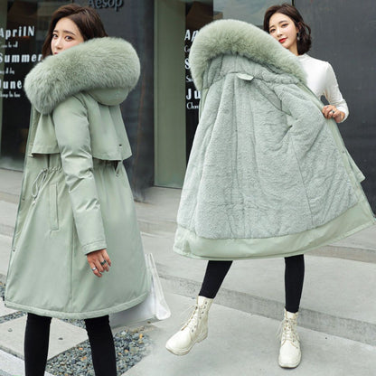 Fur Collar Fleece Lined Jacket
