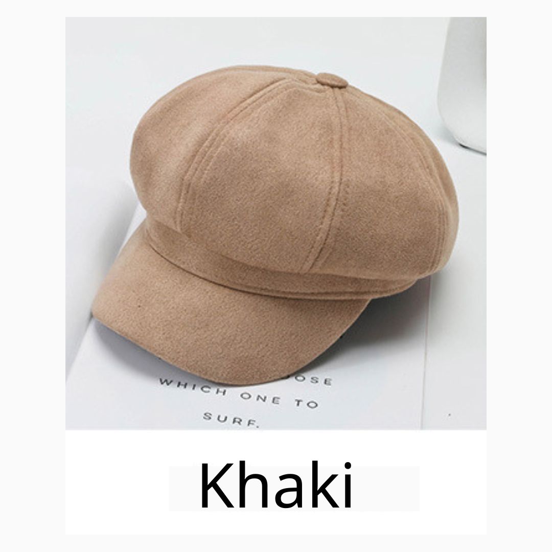 新款秋冬八角帽