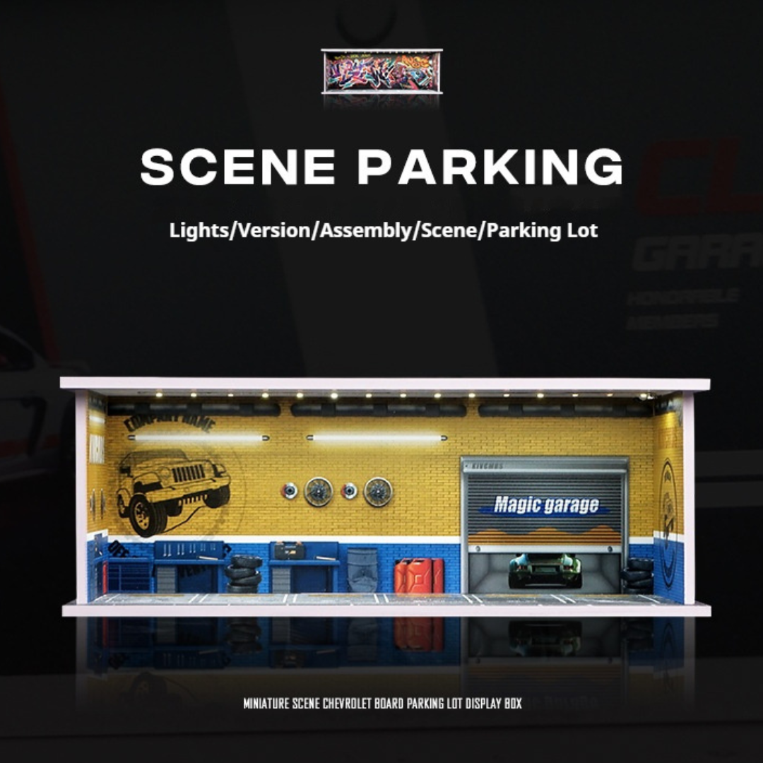 1:64 Parking Lot Lighting Scene Box
