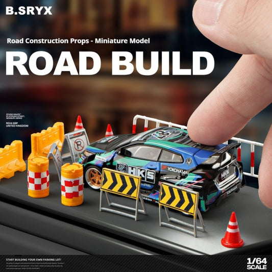 1:64 Traffic Barrier 14-piece Set