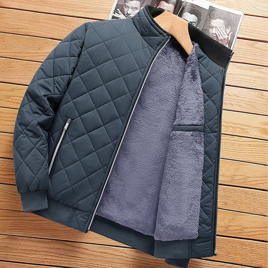 Men's Stand-Collar Casual Thermal Jacket