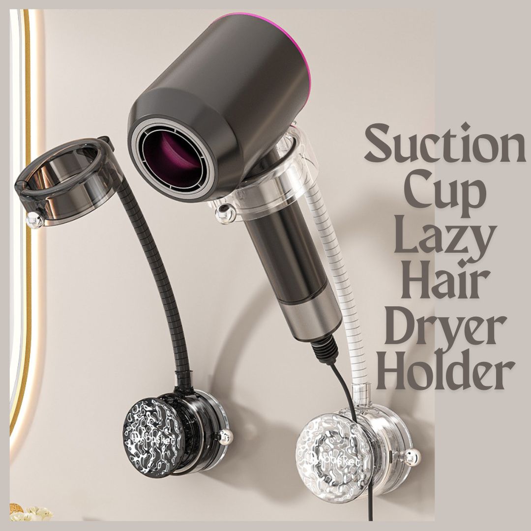 Suction Cup Lazy Hair Dryer Holder