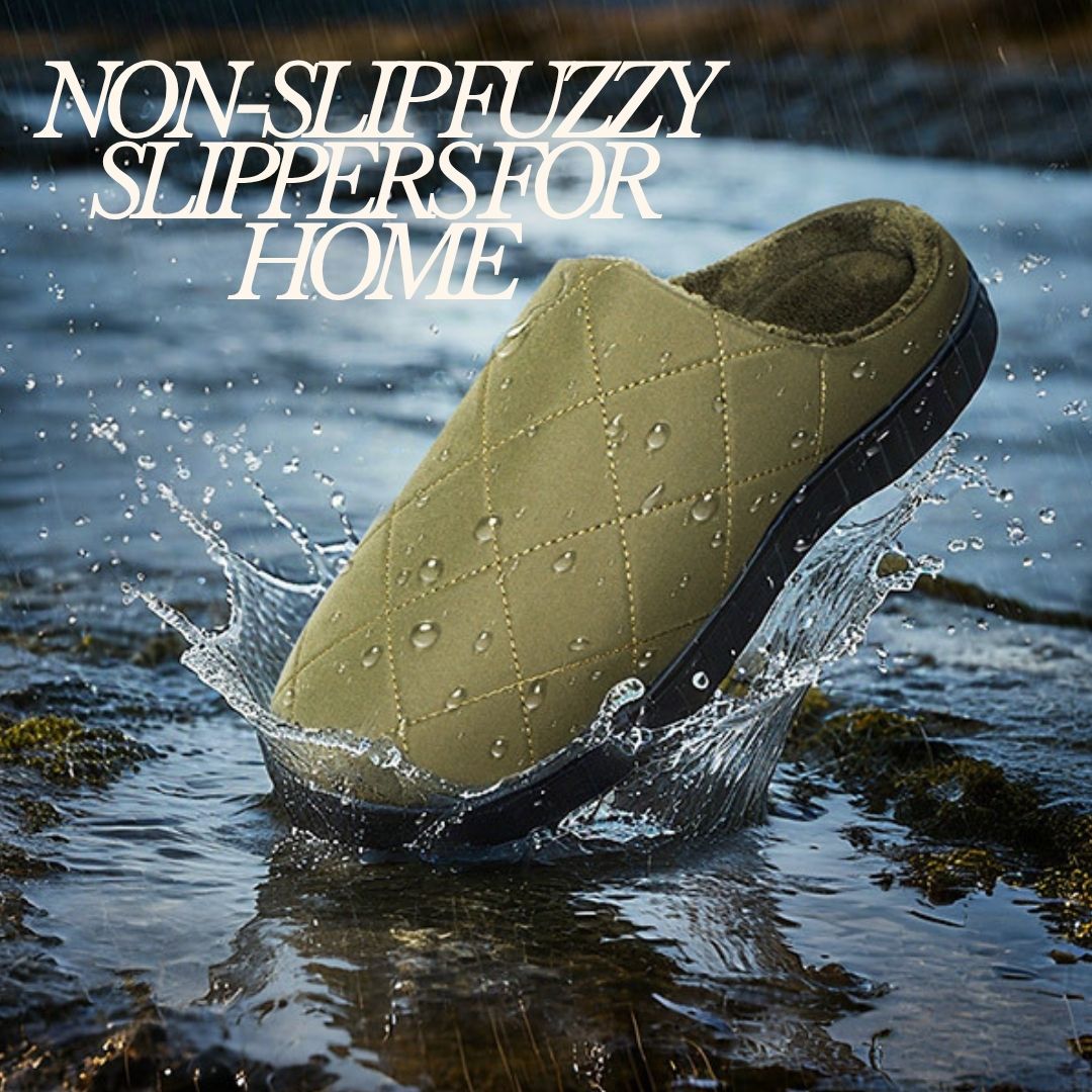 Non-Slip Fuzzy Slippers for Home