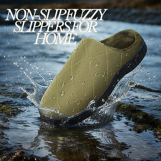 Non-Slip Fuzzy Slippers for Home