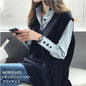 Japanese-style V-Neck Knit Vest