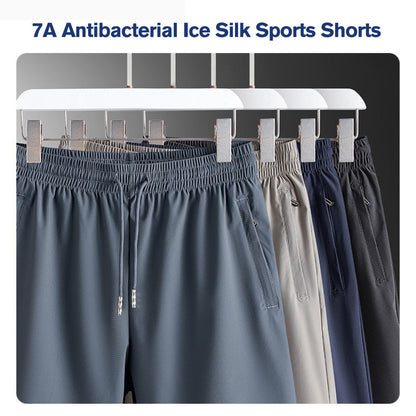 7A Antibacterial Ice Silk Sports Shorts