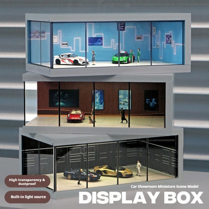 1:64 カーショールーム照明シーンボックス