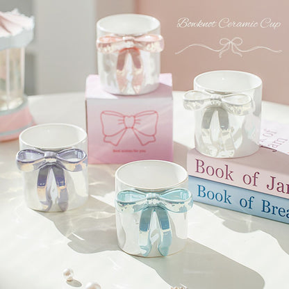 Bowknot Ceramic Cup