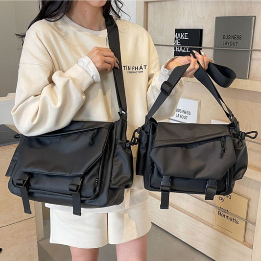 Large-Capacity Minimalist Waterproof Messenger Bag