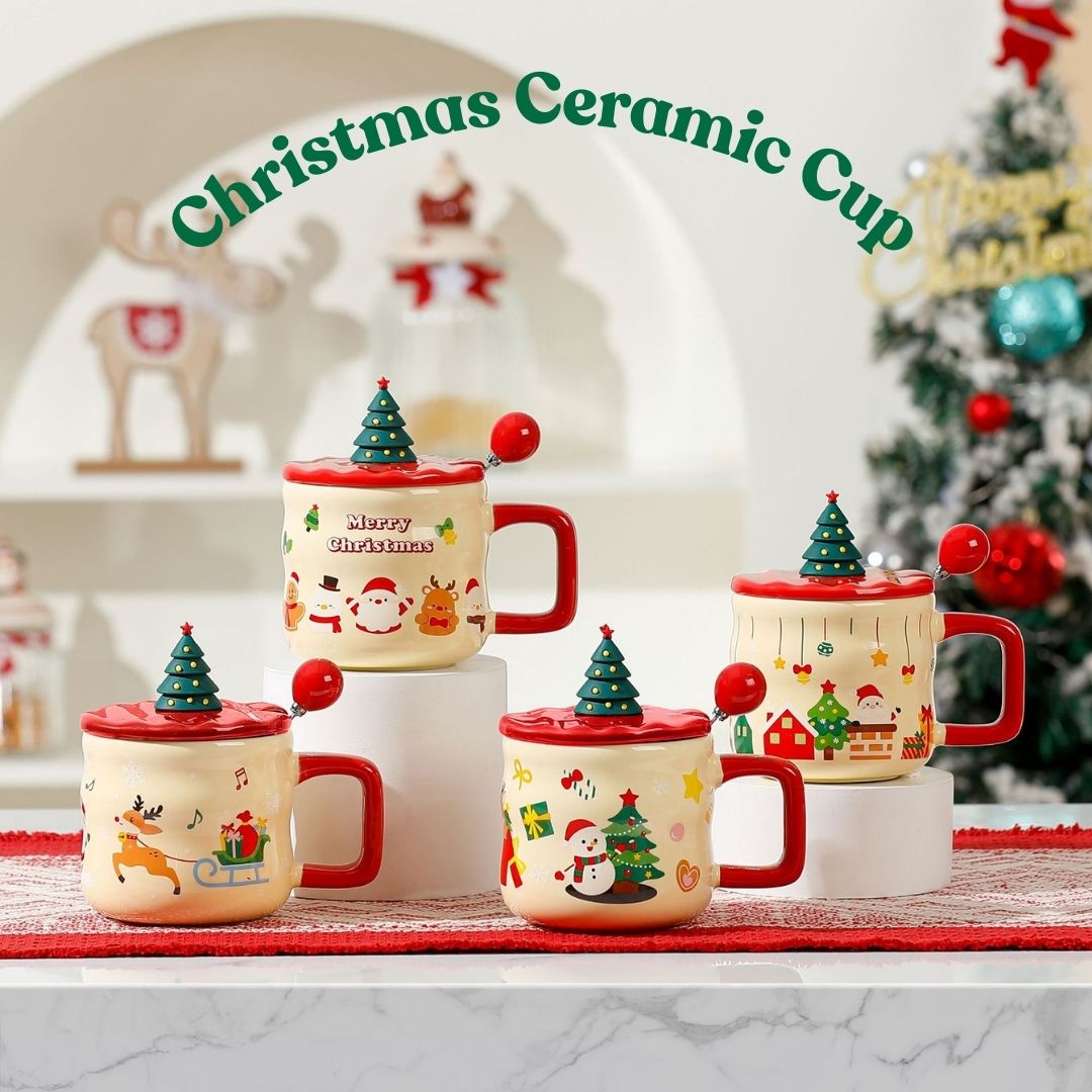 クリスマス セラミックカップ