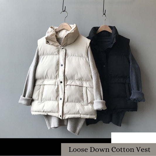 Loose Down Cotton Vest