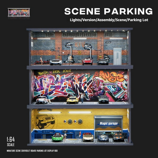 1:64 Parking Lot Lighting Scene Box
