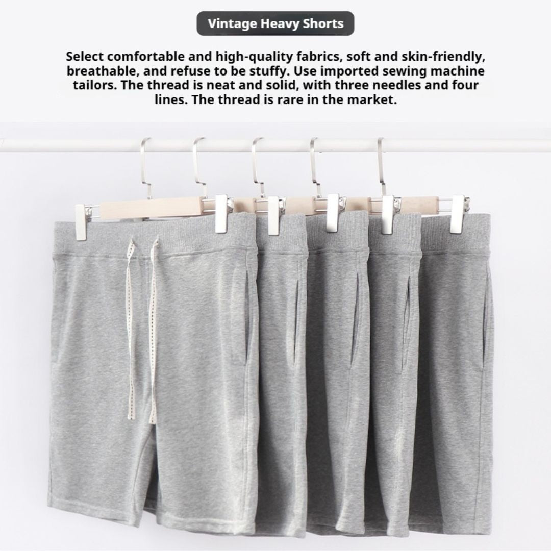 Cotton Loose Casual 5-Point Shorts