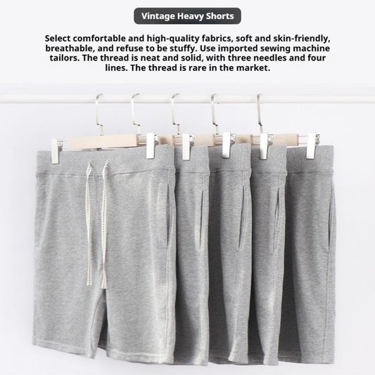Cotton Loose Casual 5-Point Shorts