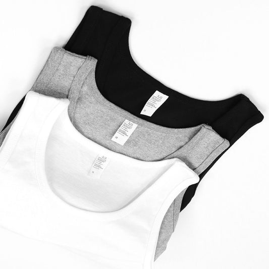 230g Solid Color Cotton Tank Top (Min. 2 pcs)