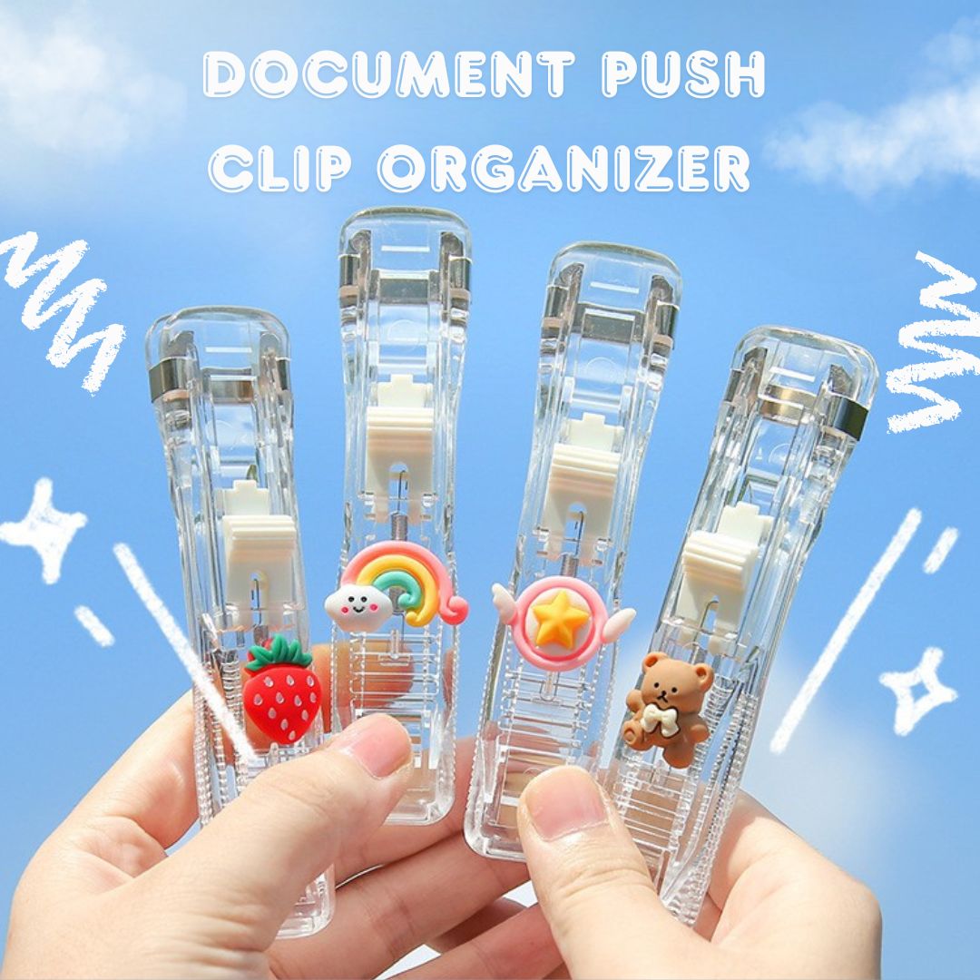 Document Push Clip Organizer (Min 2 pcs) – Bliss Shop