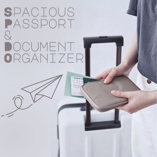 Spacious Passport & Document Organizer