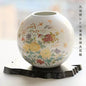 Kutani Retro Bird Auspicious Large Flower Vase