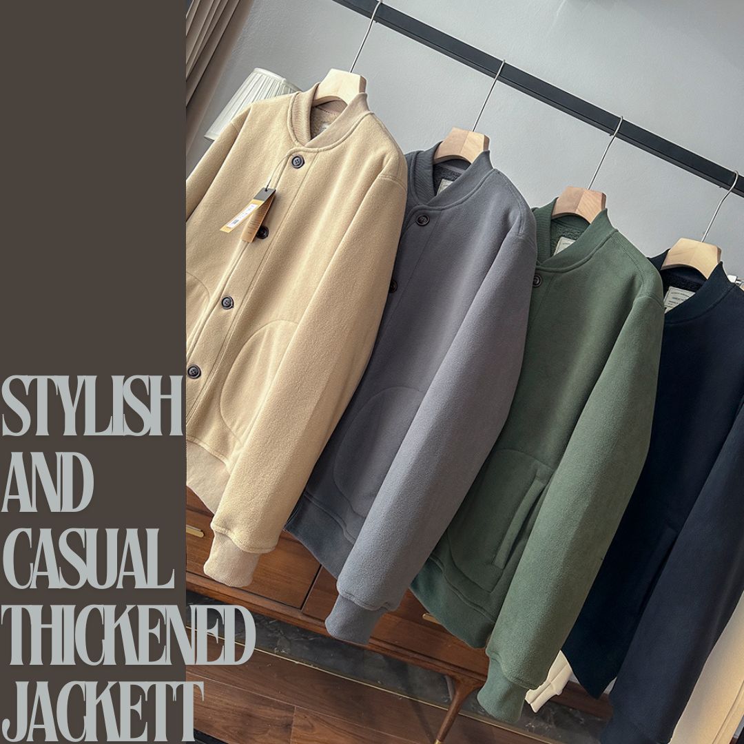 Stylish And Casual Thickened Jacket