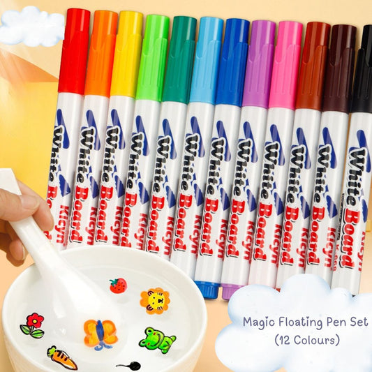 神奇水中漂浮筆(12色)