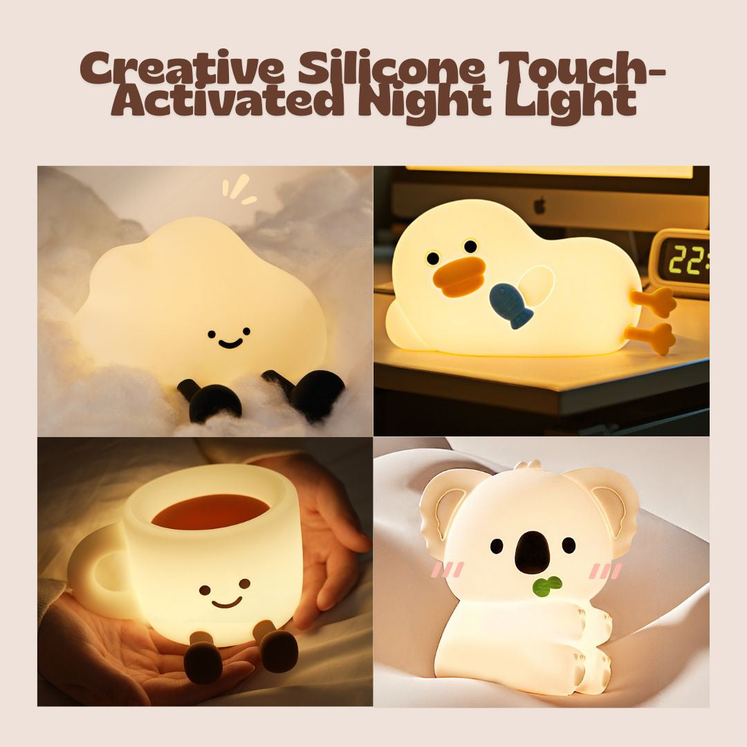 Creative Silicone Touch-Activated Night Light