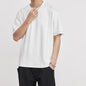 破線デザイン半袖Tシャツ