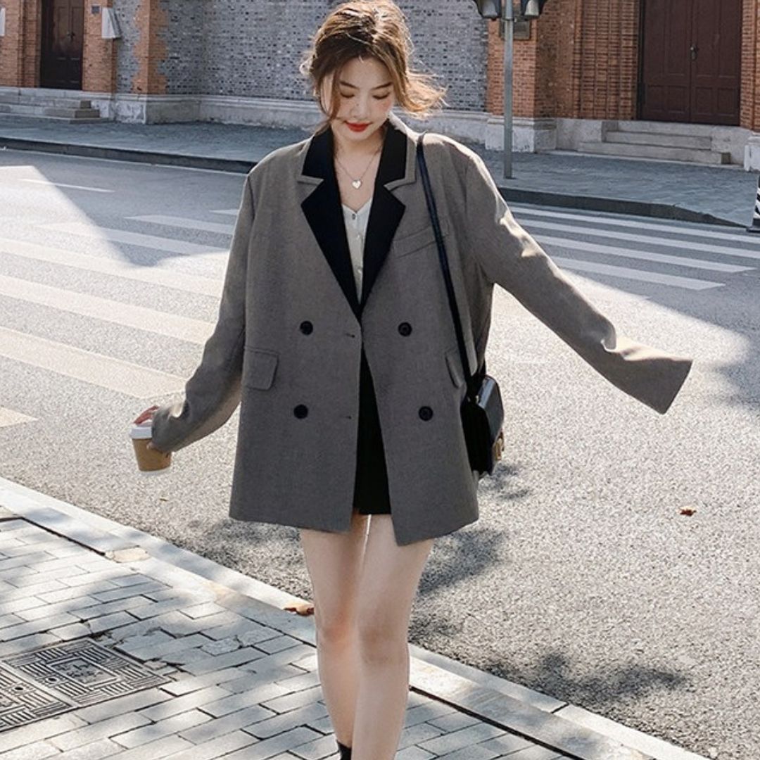 Color Block Blazer